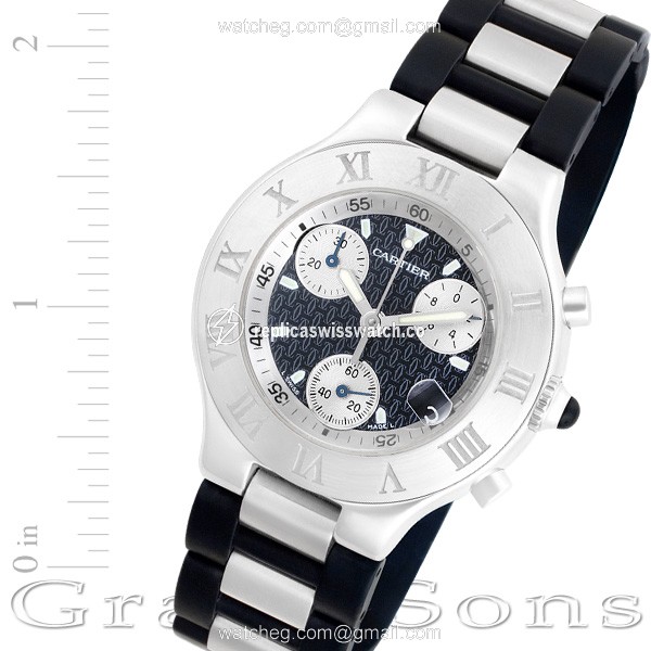 Cartier w10184U2 Chronoscaph 21 Quartz Male Stainless Steel Replica Cartier w10184U2 Chronoscaph 21 Quartz Male Stainless Steel Replica