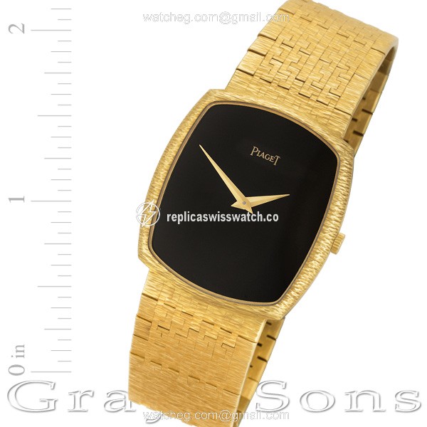 Piaget 9741 Black Tie Manual Male 18k yellow gold Replica Piaget 9741 Black Tie Manual Male 18k yellow gold Replica