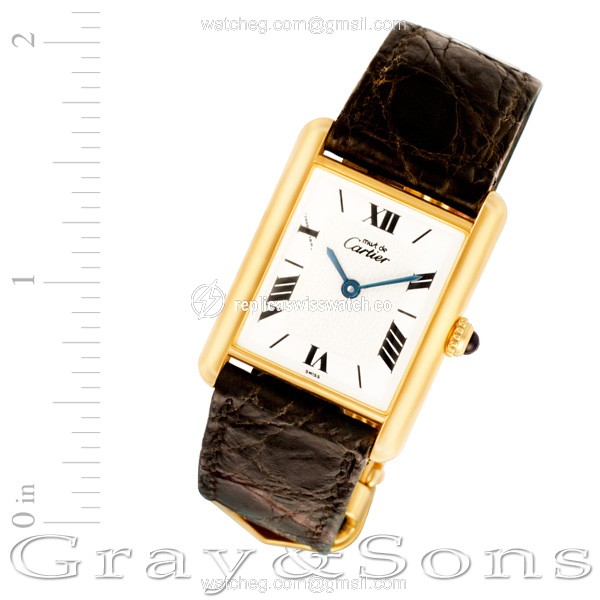 Cartier 1615 Tank Quartz Male Vermeil Replica Cartier 1615 Tank Quartz Male Vermeil Replica
