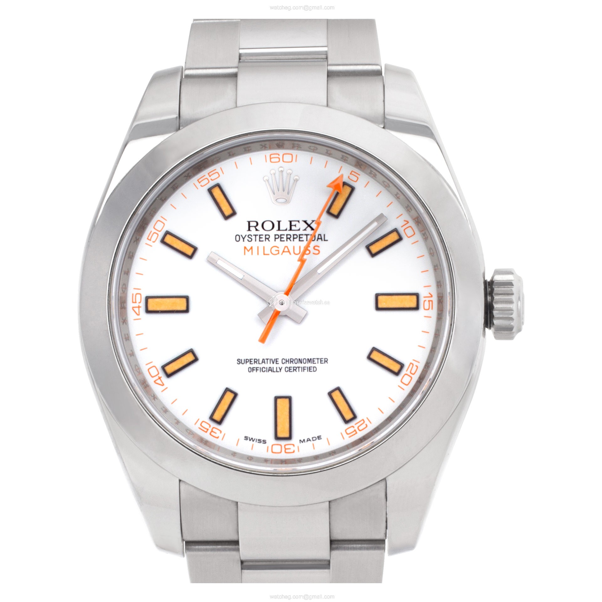 Rolex 116400 Milgauss Automatic Male Stainless Steel Replica Rolex 116400 Milgauss Automatic Male Stainless Steel Replica
