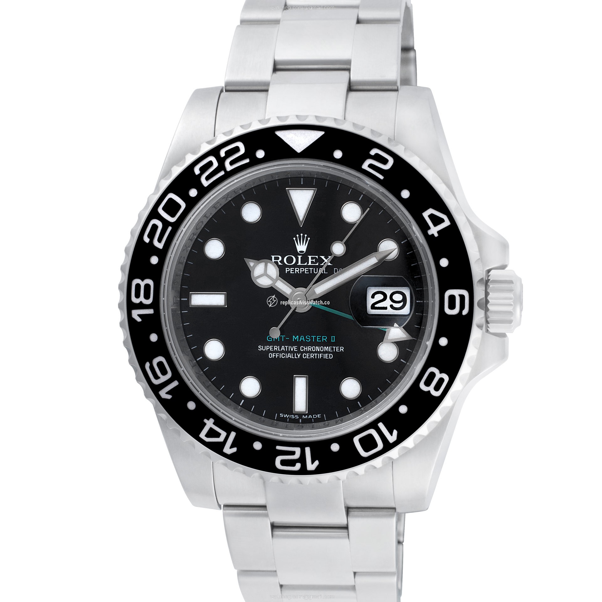 Rolex 116710 GMT-Master II Automatic Male Stainless Steel Replica Rolex 116710 GMT-Master II Automatic Male Stainless Steel Replica