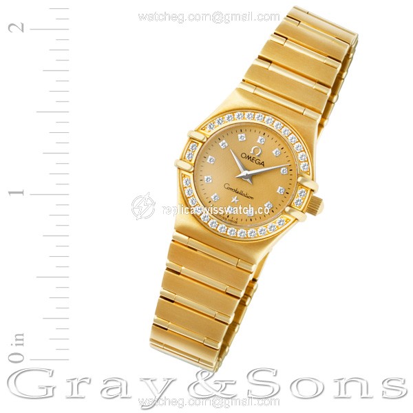 Omega 11671500 Constellation Quartz Female 18k yellow gold Replica Omega 11671500 Constellation Quartz Female 18k yellow gold Replica