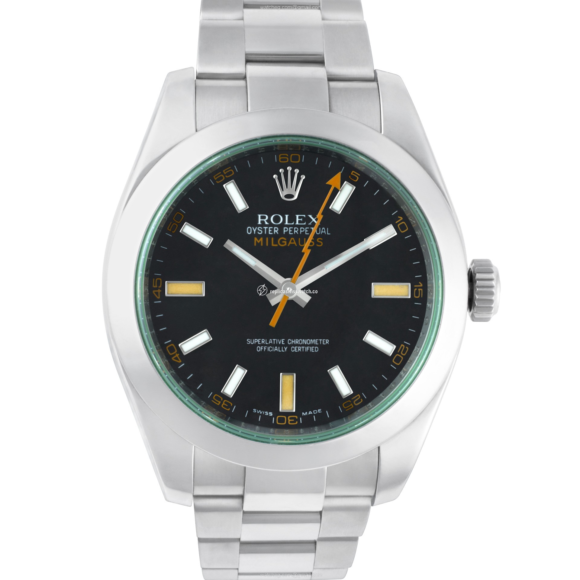 Rolex 116400GV Milgauss Automatic Male Stainless Steel Replica Rolex 116400GV Milgauss Automatic Male Stainless Steel Replica