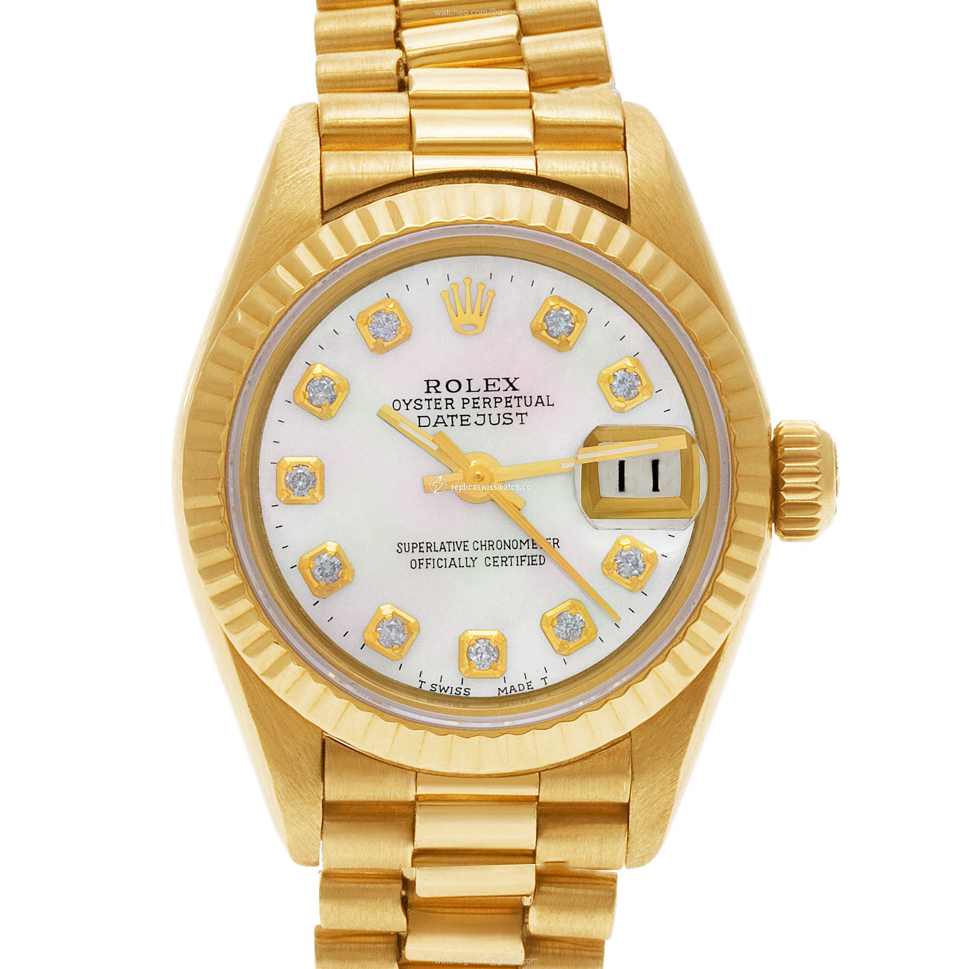 Rolex 69178 Datejust Automatic Female 18k yellow gold Replica Rolex 69178 Datejust Automatic Female 18k yellow gold Replica