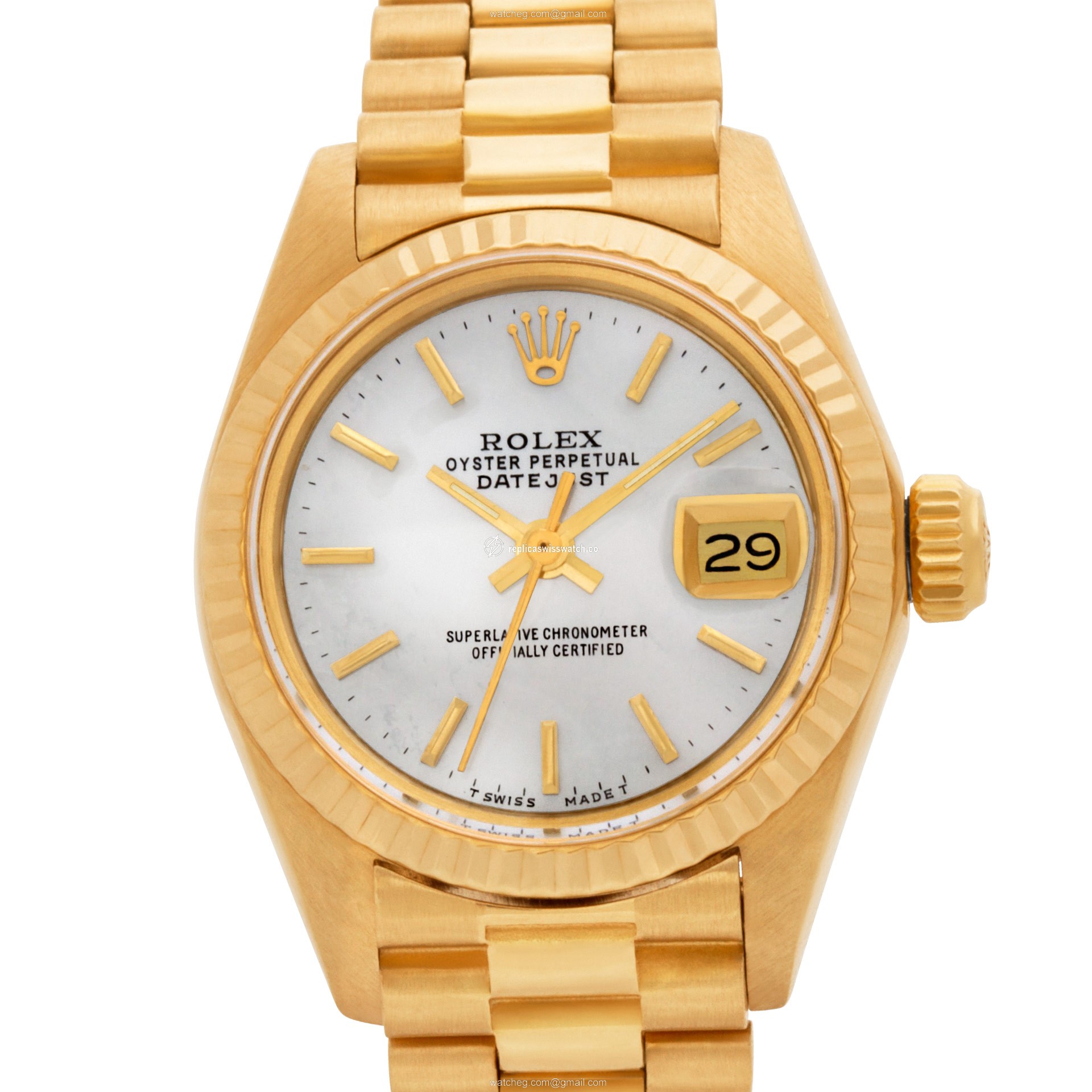 Rolex 6917 Datejust Automatic Female 18k yellow gold Replica Rolex 6917 Datejust Automatic Female 18k yellow gold Replica