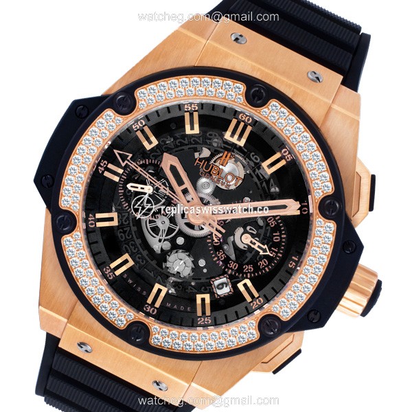 Hublot 701.OX.0180.RX.1104 King Power Chronograph Automatic Male 18k rose gold Replica Hublot 701.OX.0180.RX.1104 King Power Chronograph Automatic Male 18k rose gold Replica