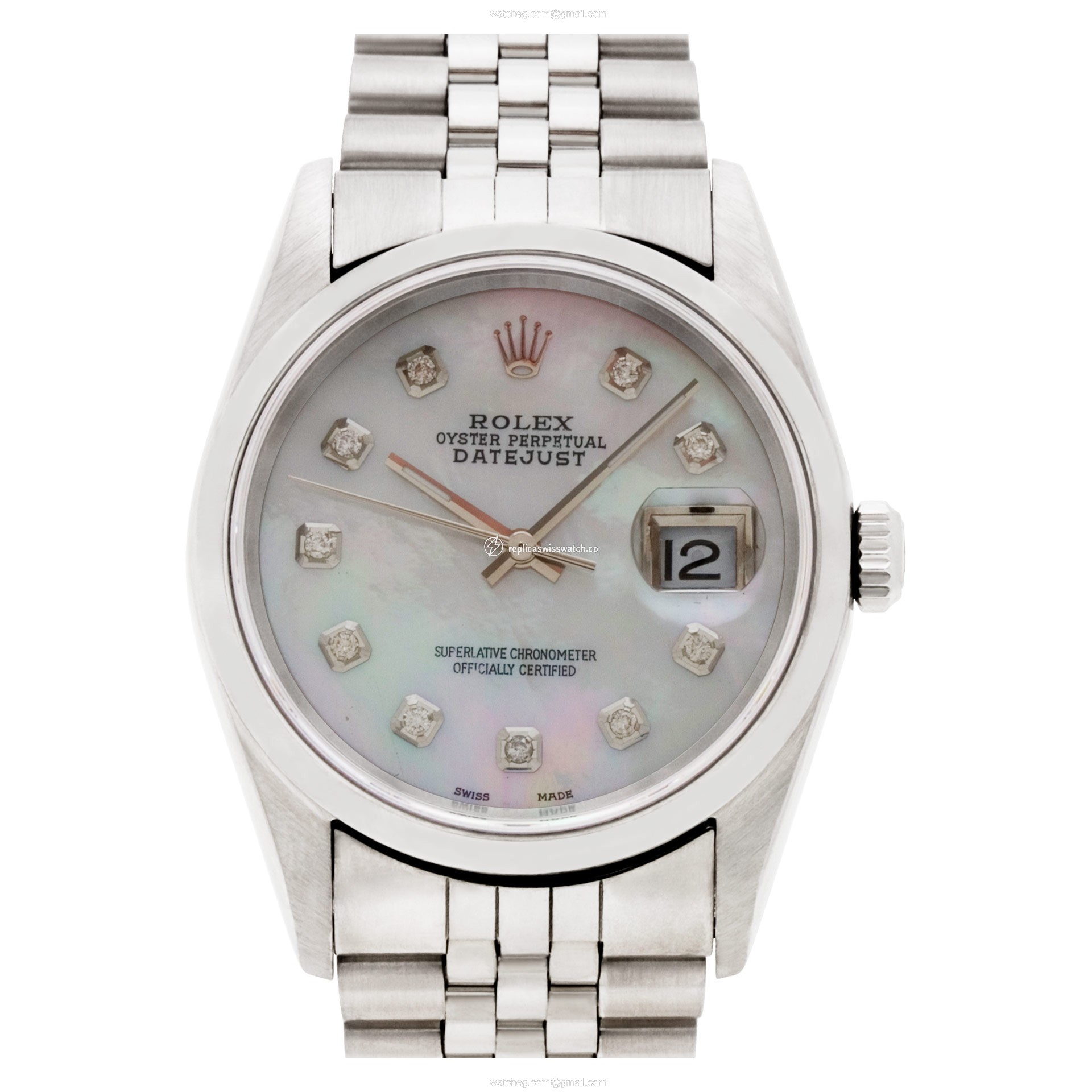 Rolex 16200 Datejust Automatic Unisex Stainless Steel Replica Rolex 16200 Datejust Automatic Unisex Stainless Steel Replica
