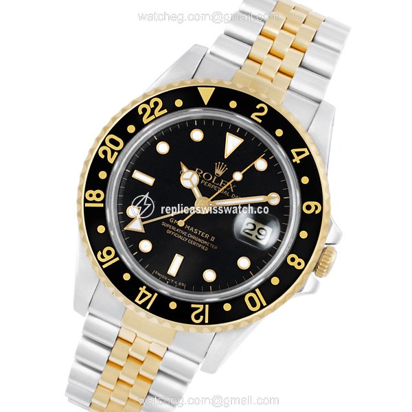 Rolex 16713 GMT-Master II Automatic Male Stainless Steel Replica Rolex 16713 GMT-Master II Automatic Male Stainless Steel Replica