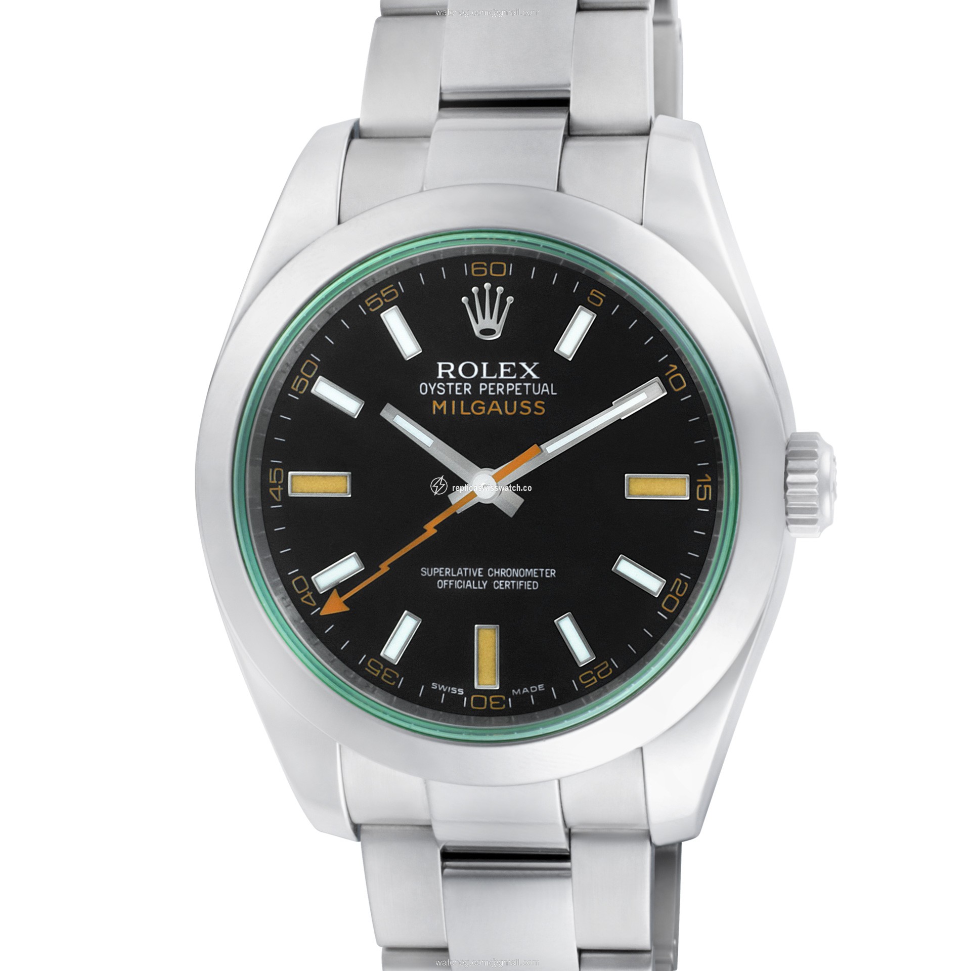 Rolex 116400GV Milgauss Automatic Male Stainless Steel Replica Rolex 116400GV Milgauss Automatic Male Stainless Steel Replica