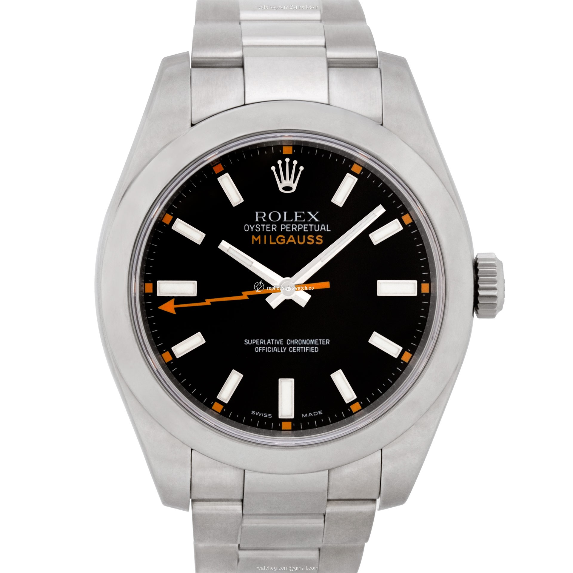 Rolex 116400 Milgauss Automatic Male Stainless Steel Replica Rolex 116400 Milgauss Automatic Male Stainless Steel Replica