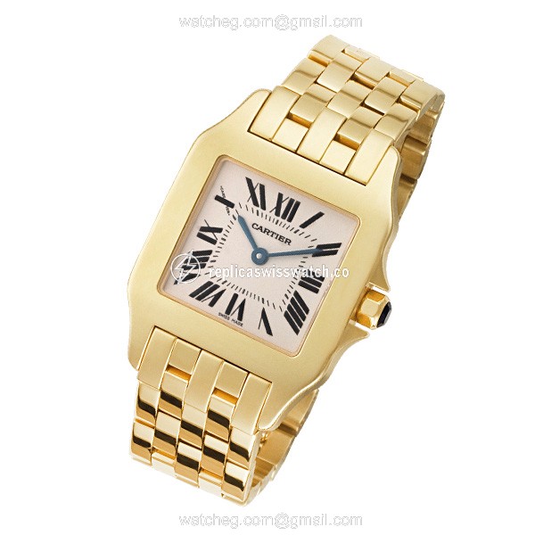 Cartier w25062x9 Santos Demoiselle Quartz Unisex 18k yellow gold Replica Cartier w25062x9 Santos Demoiselle Quartz Unisex 18k yellow gold Replica