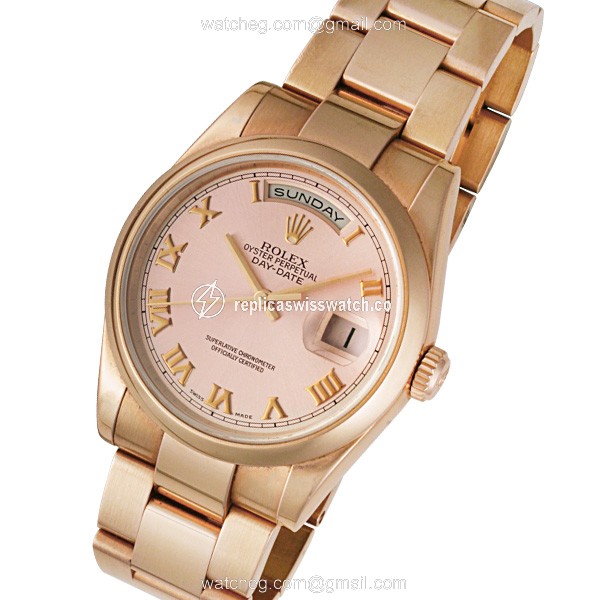 Rolex 118205 Day-Date Automatic Male 18k rose gold Replica Rolex 118205 Day-Date Automatic Male 18k rose gold Replica