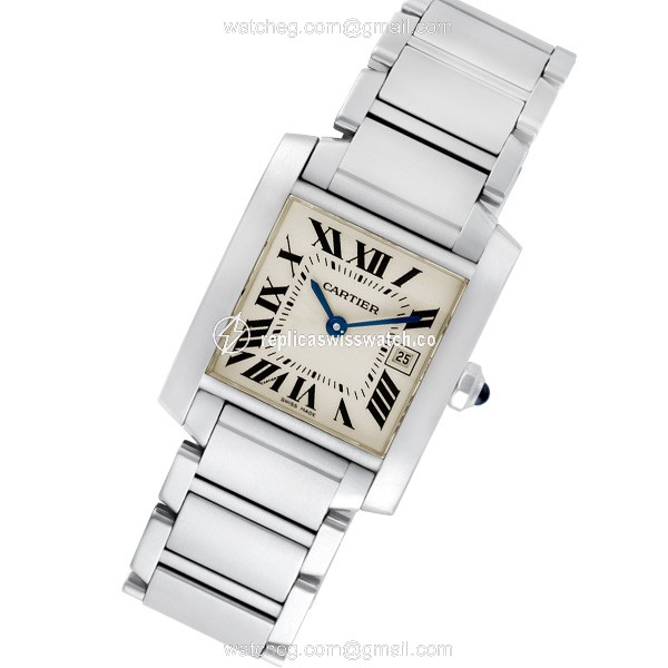 Cartier W51011Q3 Tank Francaise Quartz Unisex Stainless Steel Replica Cartier W51011Q3 Tank Francaise Quartz Unisex Stainless Steel Replica