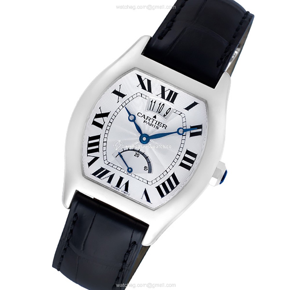 Cartier W1542751 Tortue Automatic Male 18k White Gold Replica Cartier W1542751 Tortue Automatic Male 18k White Gold Replica