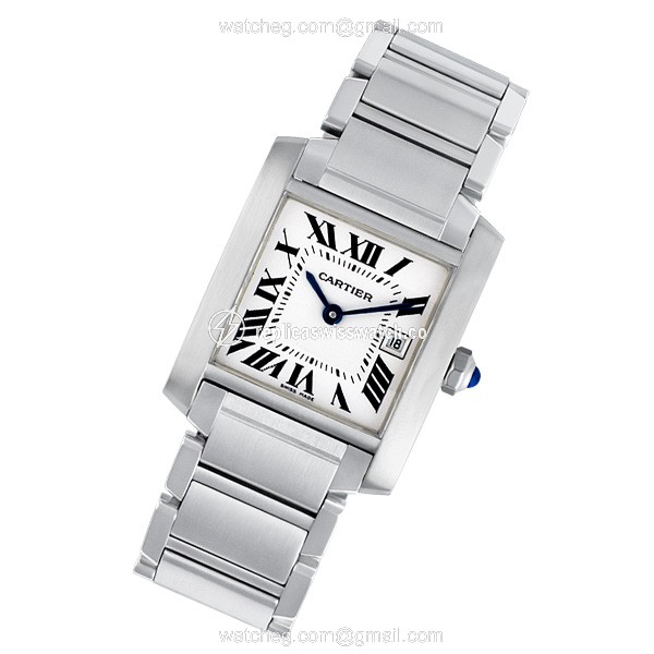Cartier W51011Q3 Tank Francaise Quartz Unisex Stainless Steel Replica Cartier W51011Q3 Tank Francaise Quartz Unisex Stainless Steel Replica
