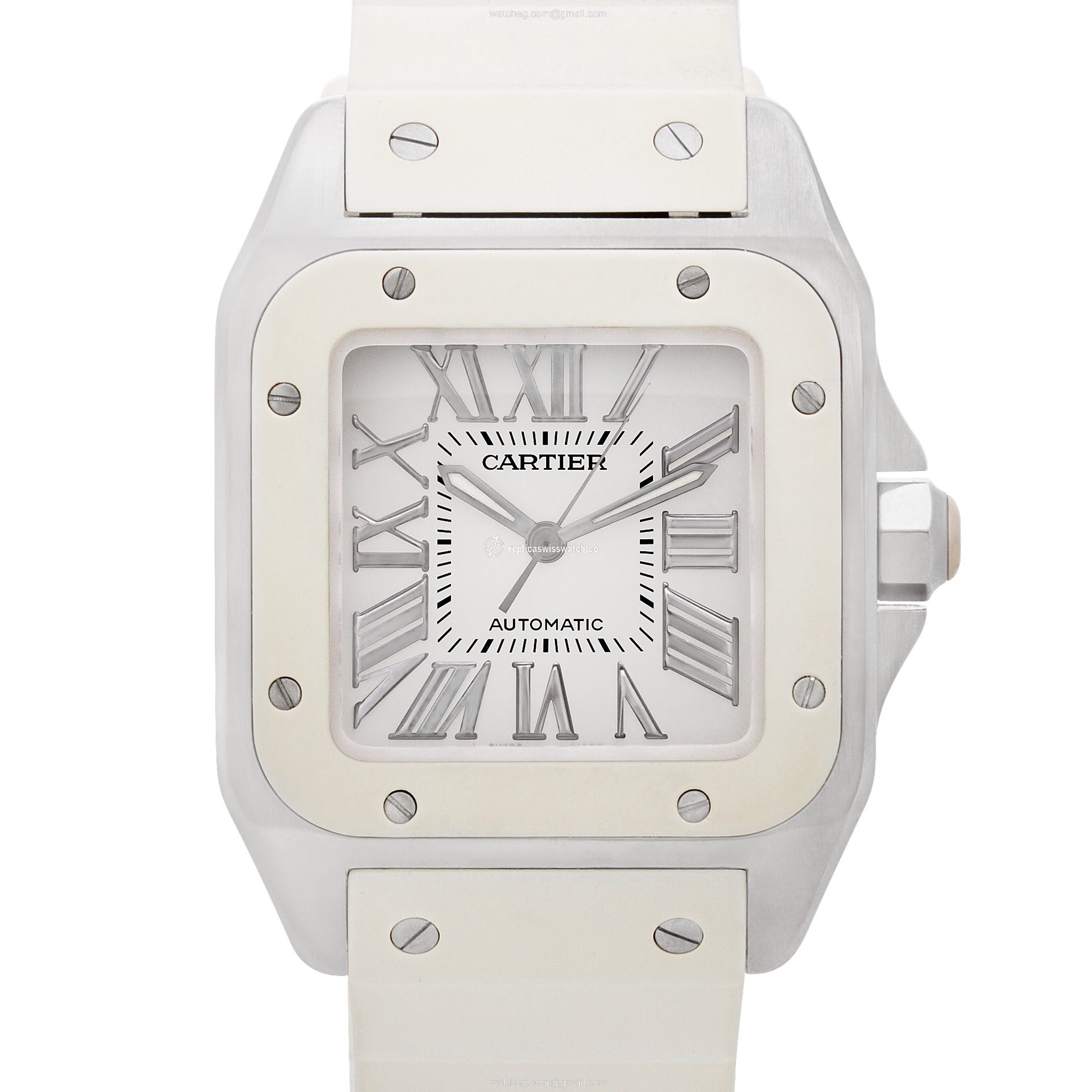 Cartier W20122U2 Santos 100 Automatic Female Stainless Steel Replica Cartier W20122U2 Santos 100 Automatic Female Stainless Steel Replica