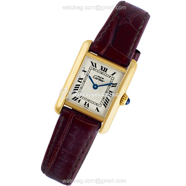 Cartier 60029 Tank Vermeil Manual Female Vermeil Replica Cartier 60029 Tank Vermeil Manual Female Vermeil Replica