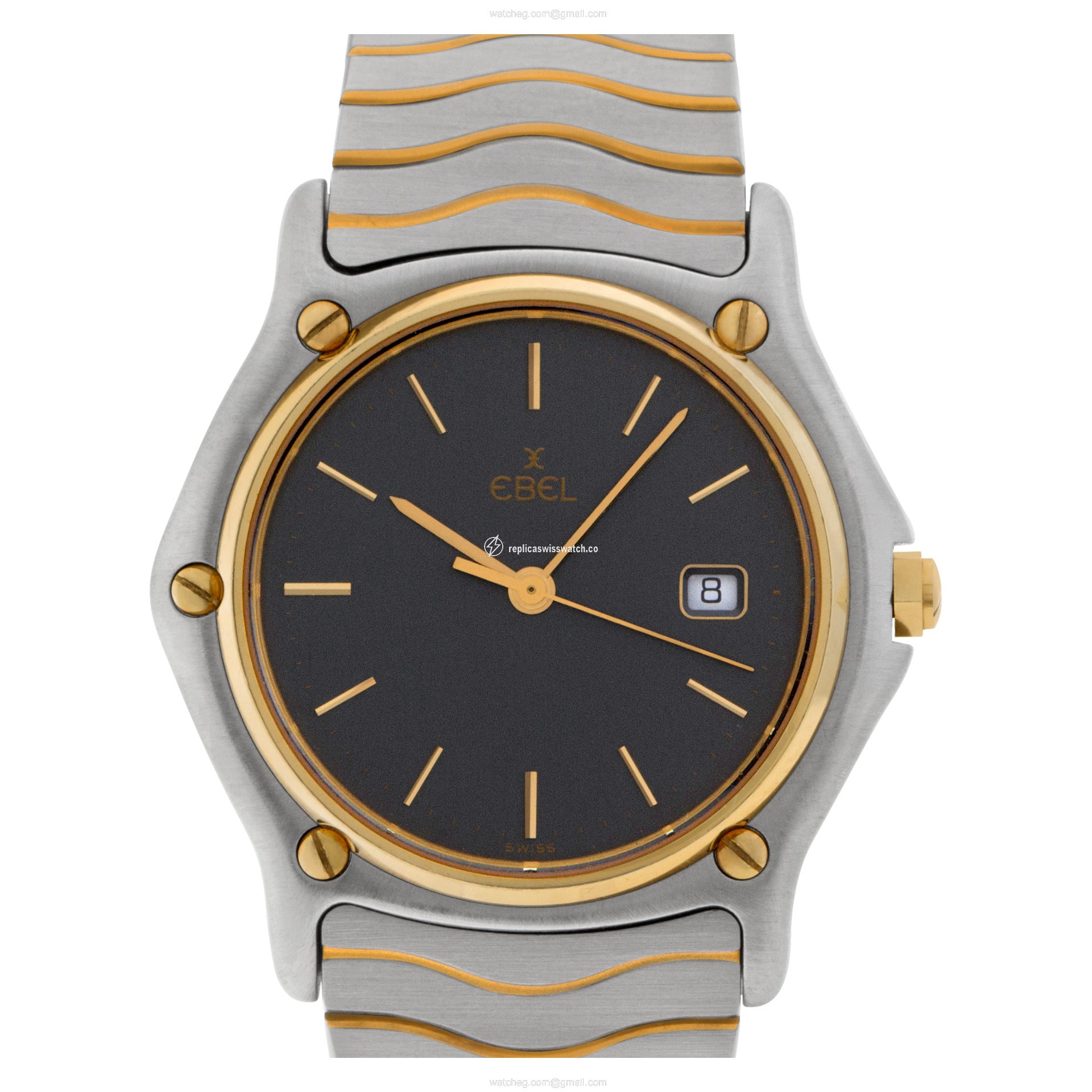 Ebel 4028 Sportwave Quartz Male Stainless Steel Replica Ebel 4028 Sportwave Quartz Male Stainless Steel Replica