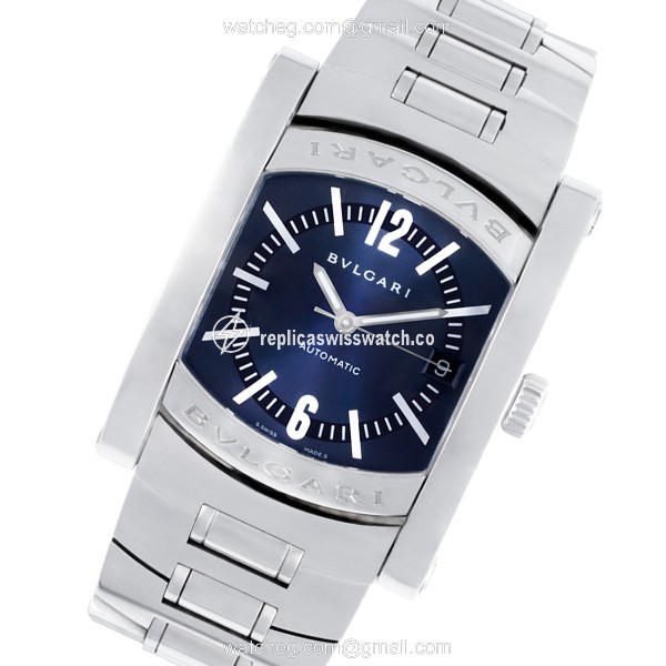 Bvlgari AA44s Assioma Automatic Male Stainless Steel Replica Bvlgari AA44s Assioma Automatic Male Stainless Steel Replica