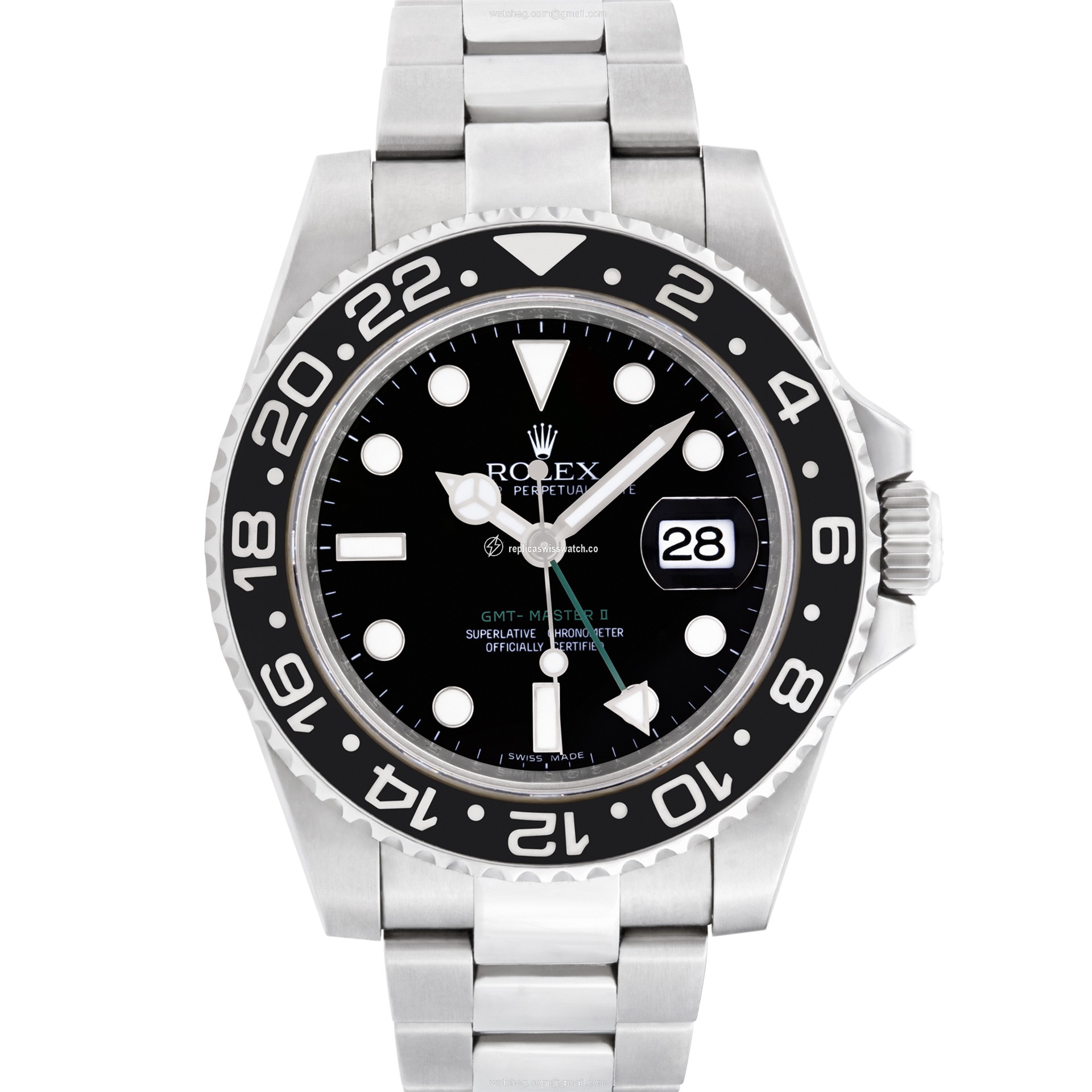 Rolex 116710 GMT-Master II Automatic Male Stainless Steel Replica Rolex 116710 GMT-Master II Automatic Male Stainless Steel Replica