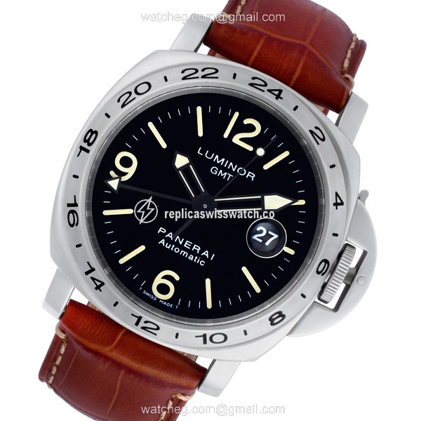 Panerai PAM 00023 luminor GMT Automatic Male Stainless Steel Replica Panerai PAM 00023 luminor GMT Automatic Male Stainless Steel Replica