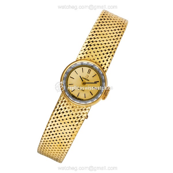 Omega Omega 4243 De Ville Manual Female 14k yellow gold Replica Omega Omega 4243 De Ville Manual Female 14k yellow gold Replica