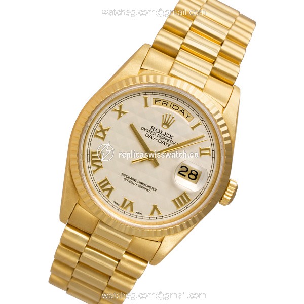 Rolex 18238 Day-Date Automatic Male 18k yellow gold Replica Rolex 18238 Day-Date Automatic Male 18k yellow gold Replica