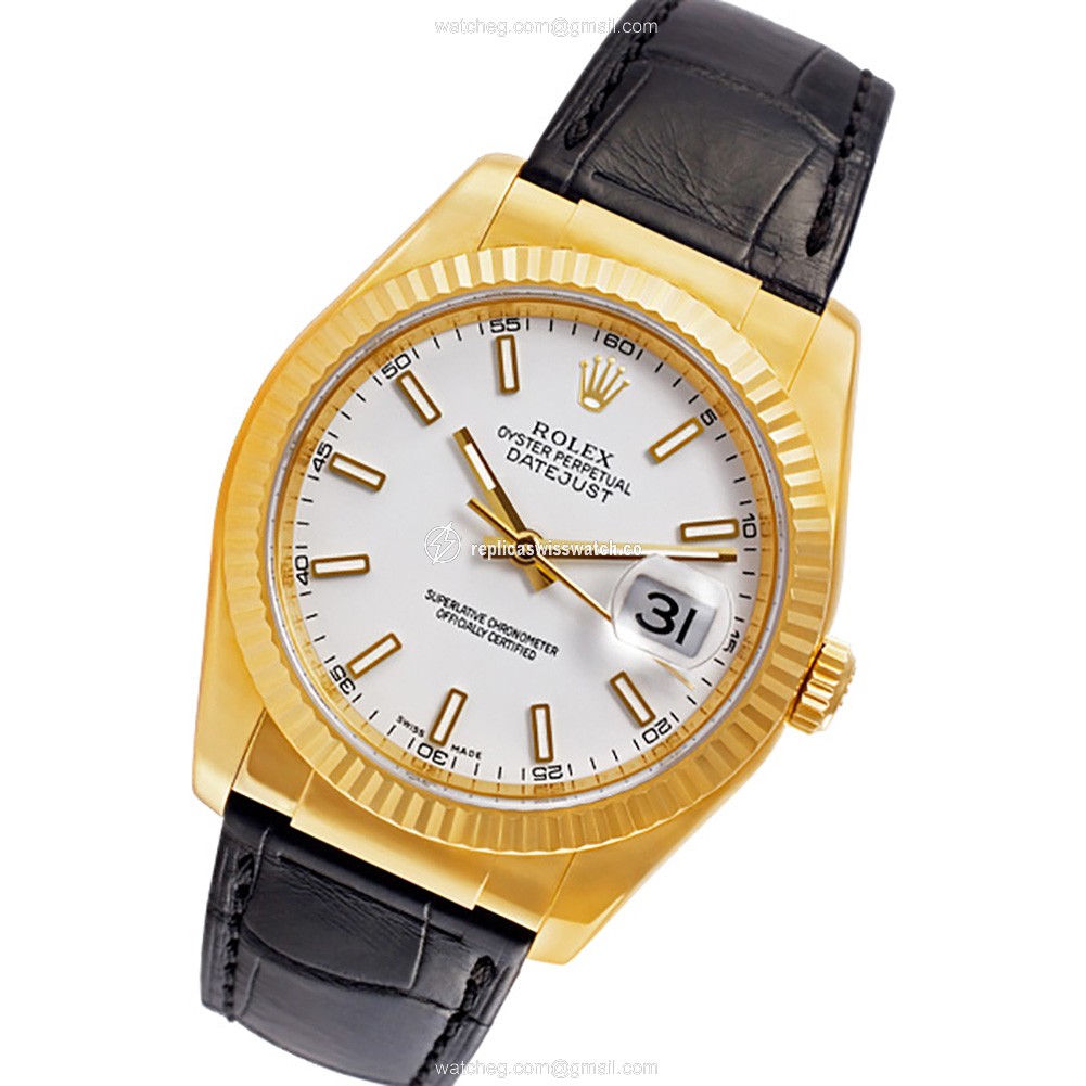 Rolex 116138 Datejust Automatic Male 18k yellow gold Replica Rolex 116138 Datejust Automatic Male 18k yellow gold Replica
