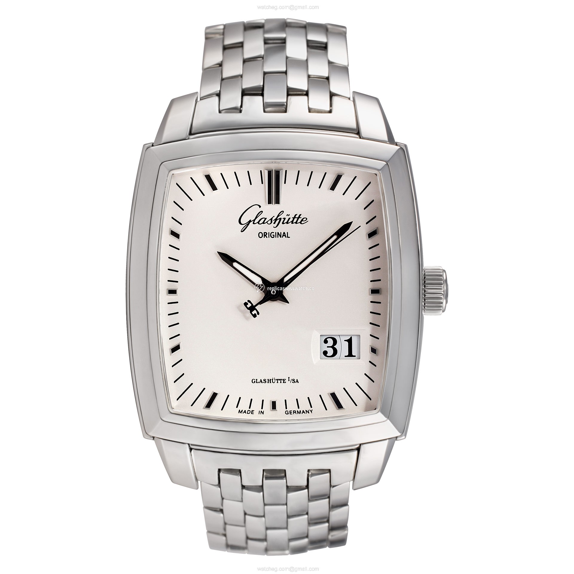 Glashutte 39-42-53-52-14 Original Senator Karree Automatic Male Stainless Steel Replica Glashutte 39-42-53-52-14 Original Senator Karree Automatic Male Stainless Steel Replica