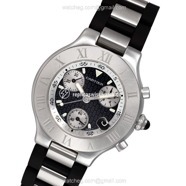 Cartier w510125u2 Chronoscaph 21 Quartz Male Stainless Steel Replica Cartier w510125u2 Chronoscaph 21 Quartz Male Stainless Steel Replica