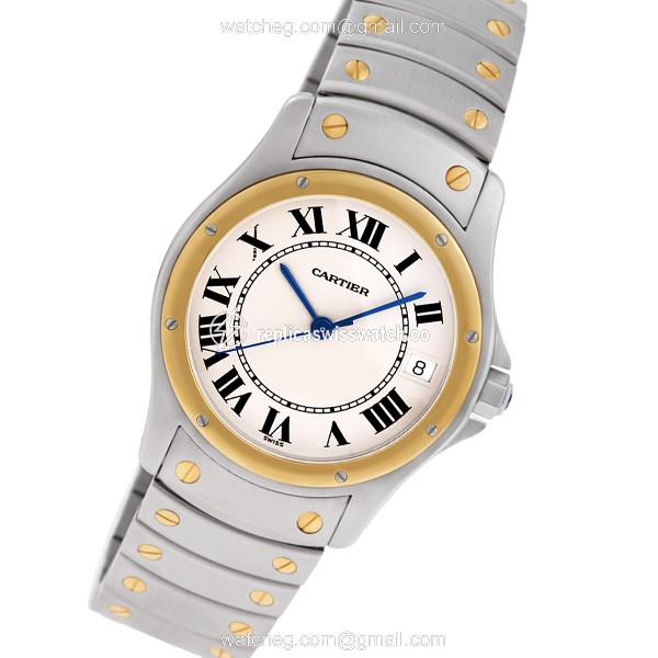 Cartier 1910 Santos Automatic Male Stainless Steel Replica Cartier 1910 Santos Automatic Male Stainless Steel Replica