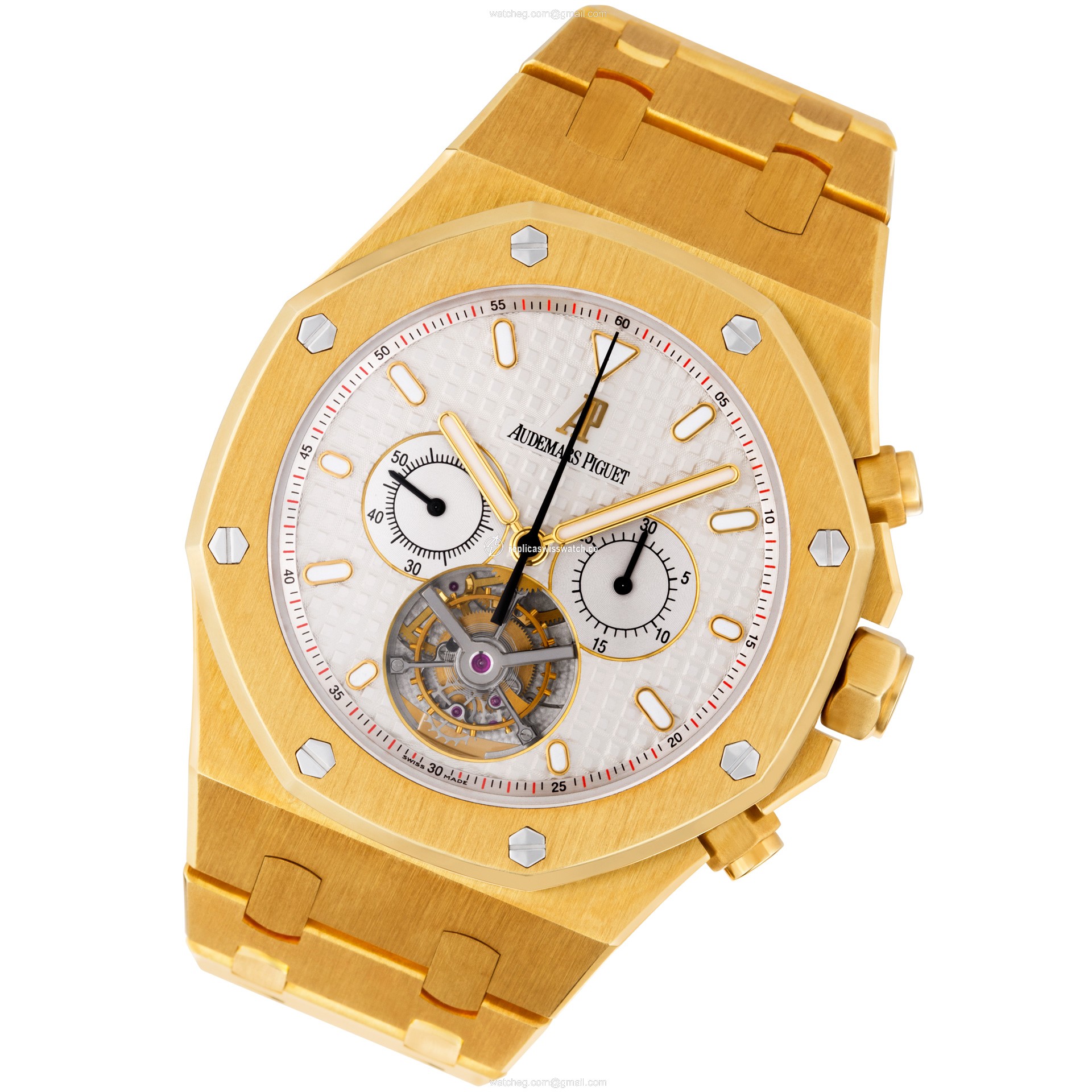 Audemars Piguet 25977BA.OO.1205BA.02 Tourbillon Manual Male 18k yellow gold Replica Audemars Piguet 25977BA.OO.1205BA.02 Tourbillon Manual Male 18k yellow gold Replica