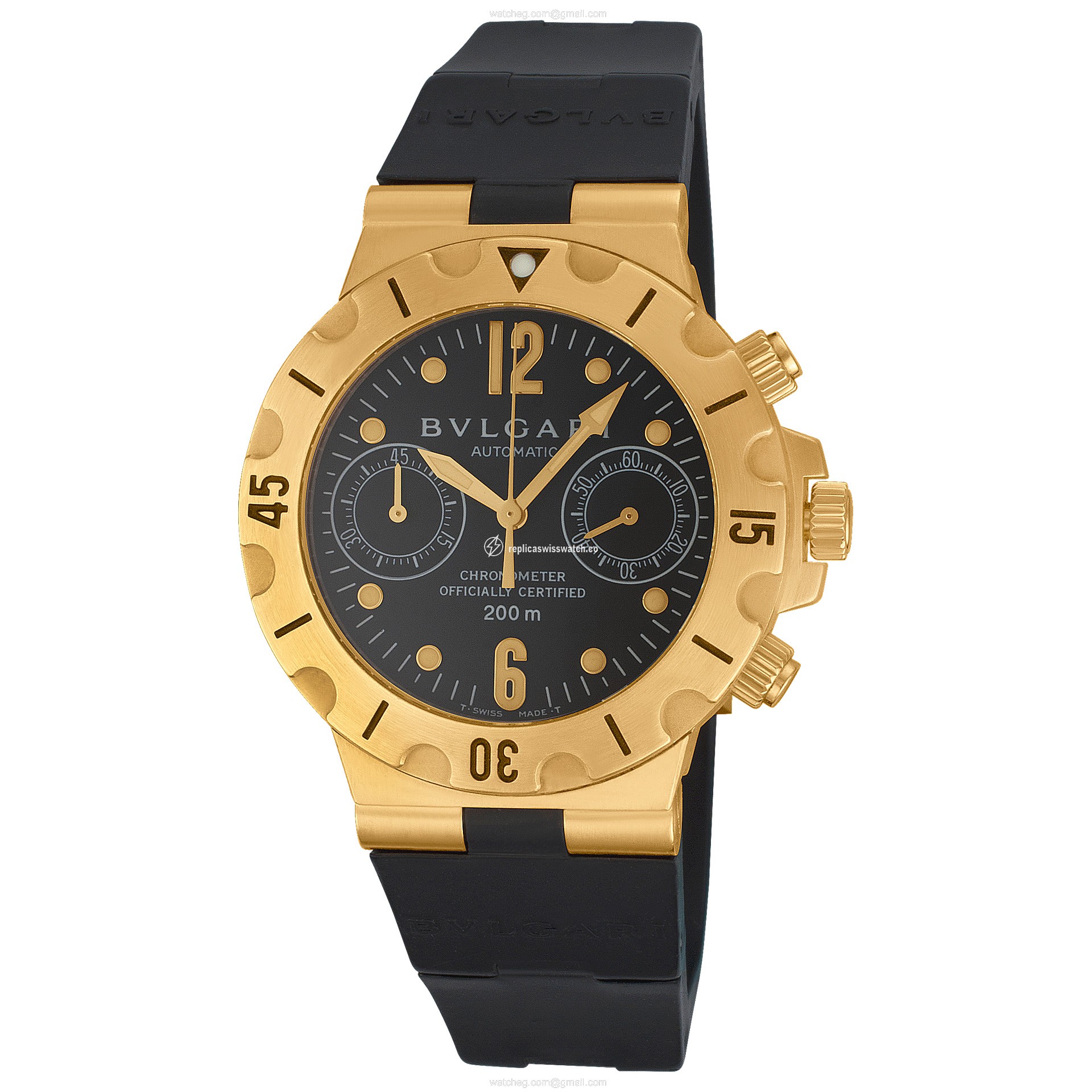 Bvlgari sc38g Scuba Automatic Male 18k yellow gold Replica Bvlgari sc38g Scuba Automatic Male 18k yellow gold Replica