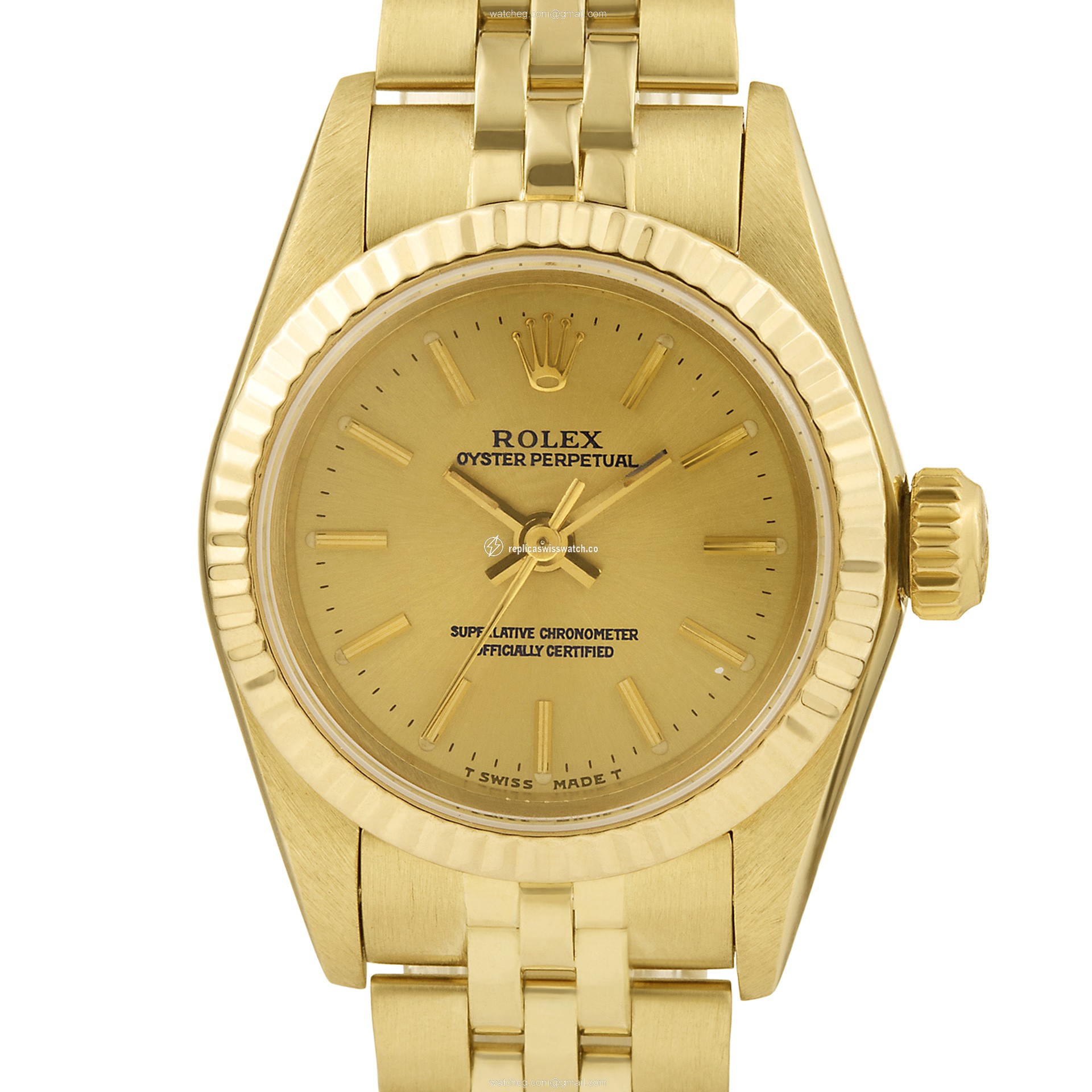 Rolex 67197 Oyster Perpetual Automatic Female 14k yellow gold Replica Rolex 67197 Oyster Perpetual Automatic Female 14k yellow gold Replica