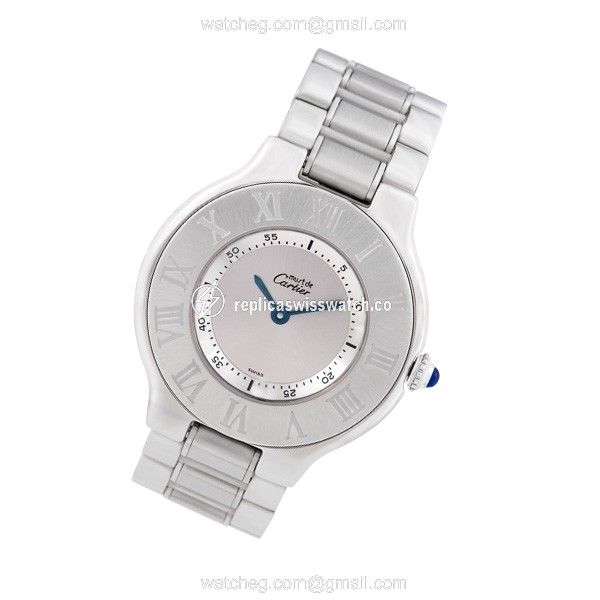 Cartier W10110T2 Must 21 Quartz Unisex Stainless Steel Replica Cartier W10110T2 Must 21 Quartz Unisex Stainless Steel Replica