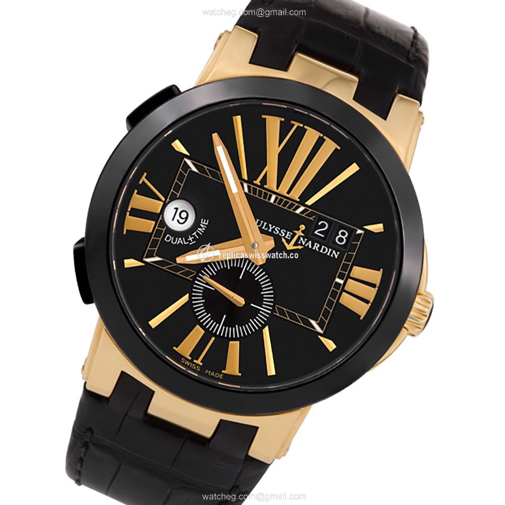 Ulysse Nardin 246-00 Executive Automatic Male 18k yellow gold Replica Ulysse Nardin 246-00 Executive Automatic Male 18k yellow gold Replica