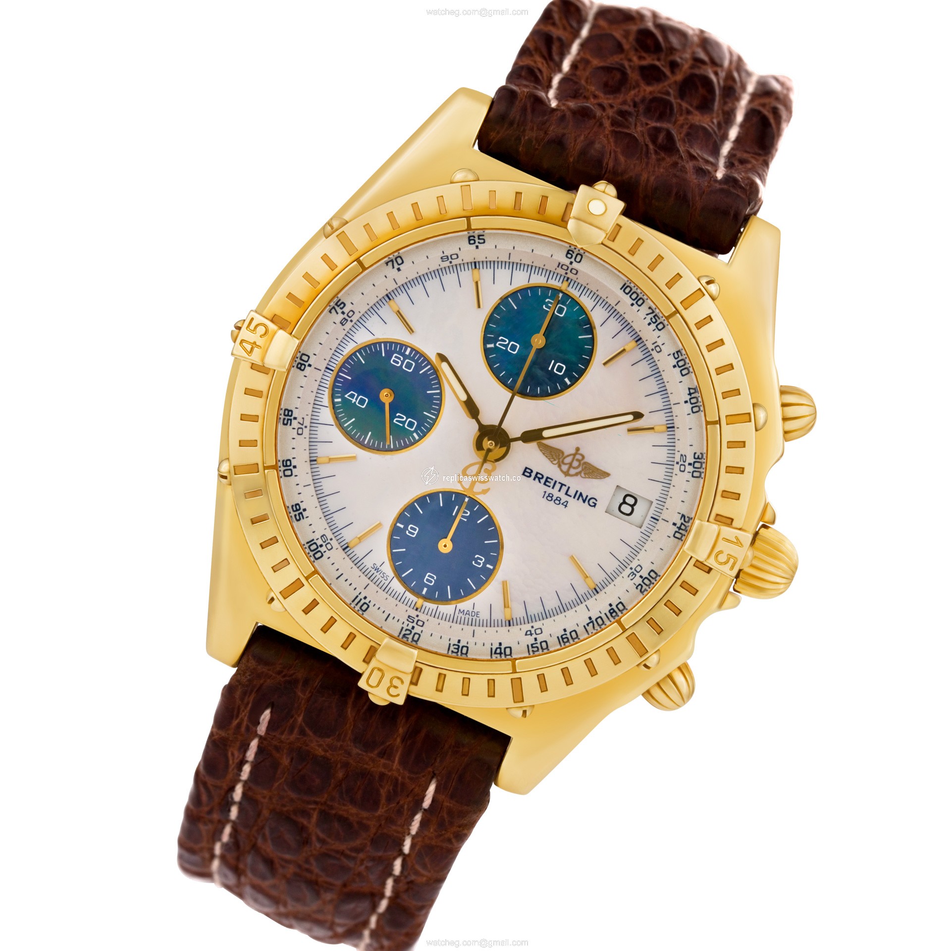 Breitling K13048 Chronomat Automatic Male 18k yellow gold Replica Breitling K13048 Chronomat Automatic Male 18k yellow gold Replica