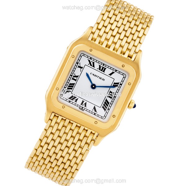Cartier 960541477 Santos Manual Male 18k yellow gold Replica Cartier 960541477 Santos Manual Male 18k yellow gold Replica