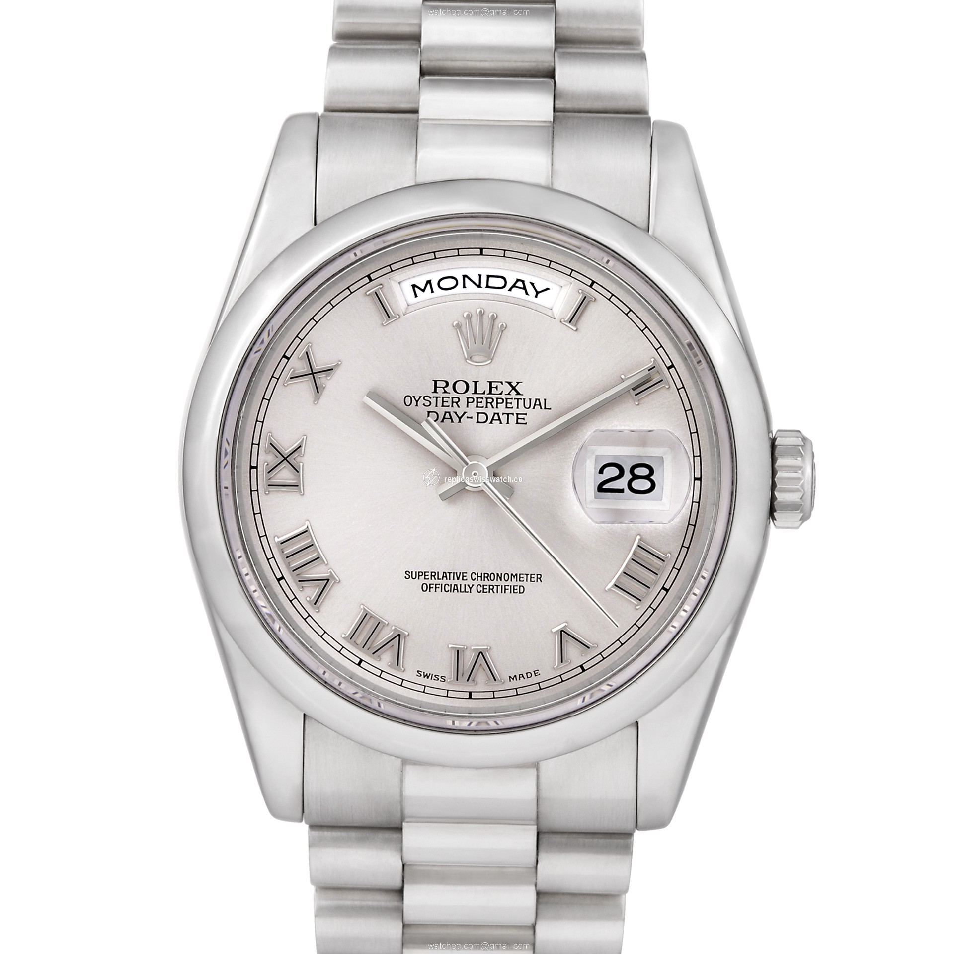 Rolex 118206 Day-Date Automatic Male Platinum Replica Rolex 118206 Day-Date Automatic Male Platinum Replica
