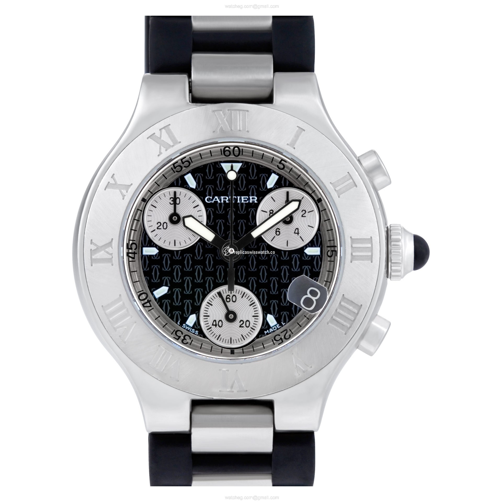 Cartier W10125U2 Chronoscaph 21 Quartz Female Stainless Steel Replica Cartier W10125U2 Chronoscaph 21 Quartz Female Stainless Steel Replica