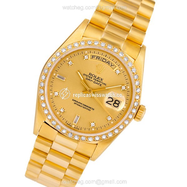 Rolex 1803 Day-Date Automatic Male 18k yellow gold Replica Rolex 1803 Day-Date Automatic Male 18k yellow gold Replica