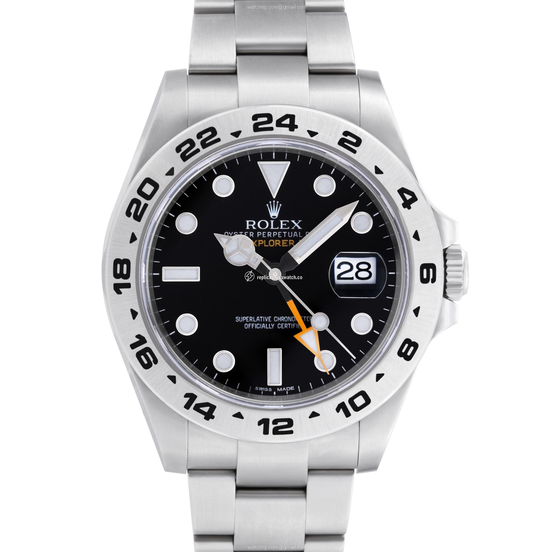 Rolex 216570 Explorer II Automatic Male Stainless Steel Replica Rolex 216570 Explorer II Automatic Male Stainless Steel Replica