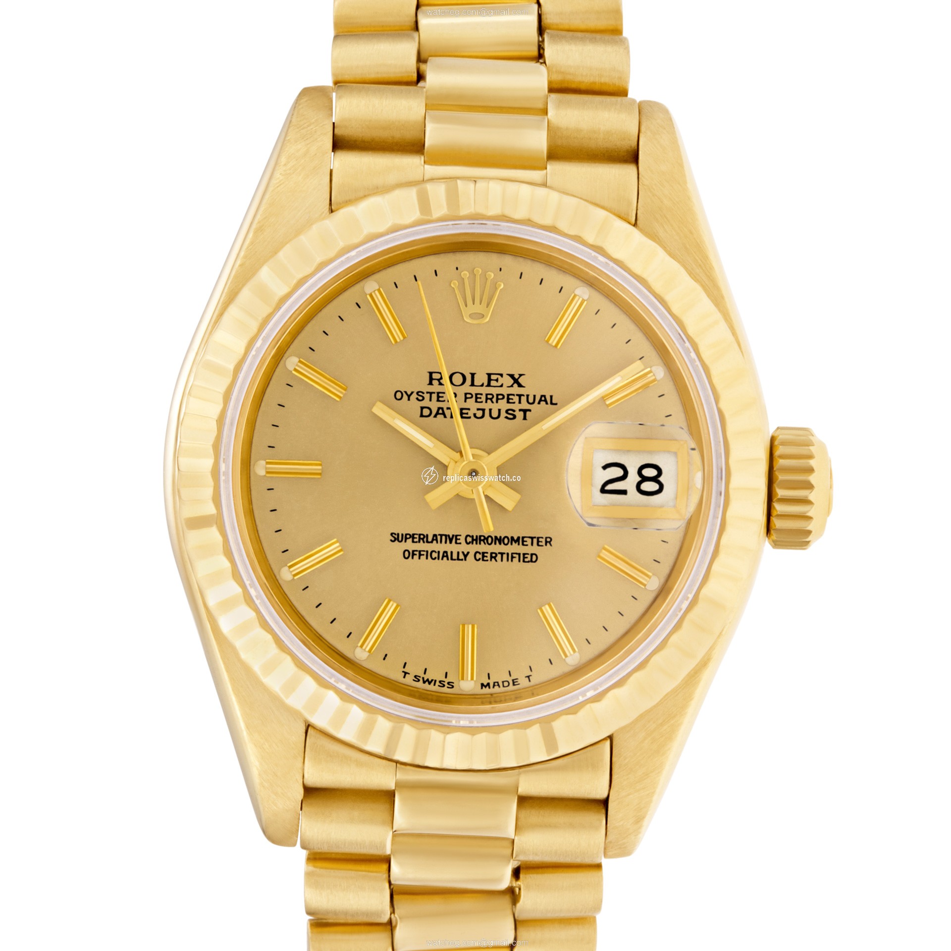 Rolex 69178 Datejust Automatic Female 18k yellow gold Replica Rolex 69178 Datejust Automatic Female 18k yellow gold Replica