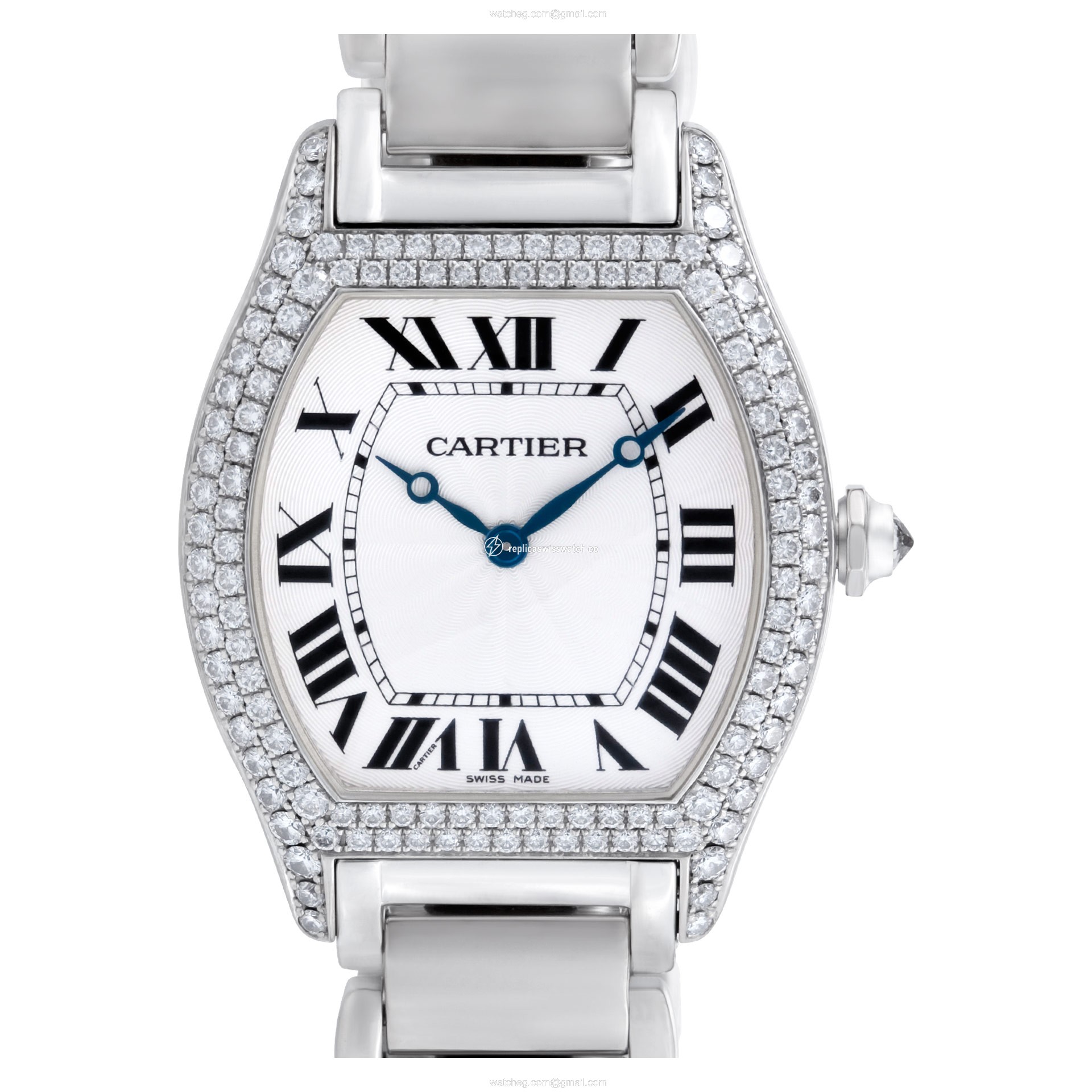 Cartier 2497 Tortue Manual Unisex 18k White Gold Replica Cartier 2497 Tortue Manual Unisex 18k White Gold Replica