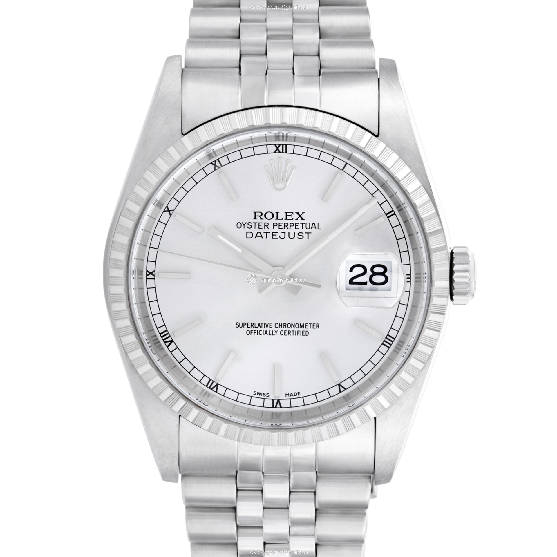 Rolex 16220 Datejust Automatic Unisex Stainless Steel Replica Rolex 16220 Datejust Automatic Unisex Stainless Steel Replica
