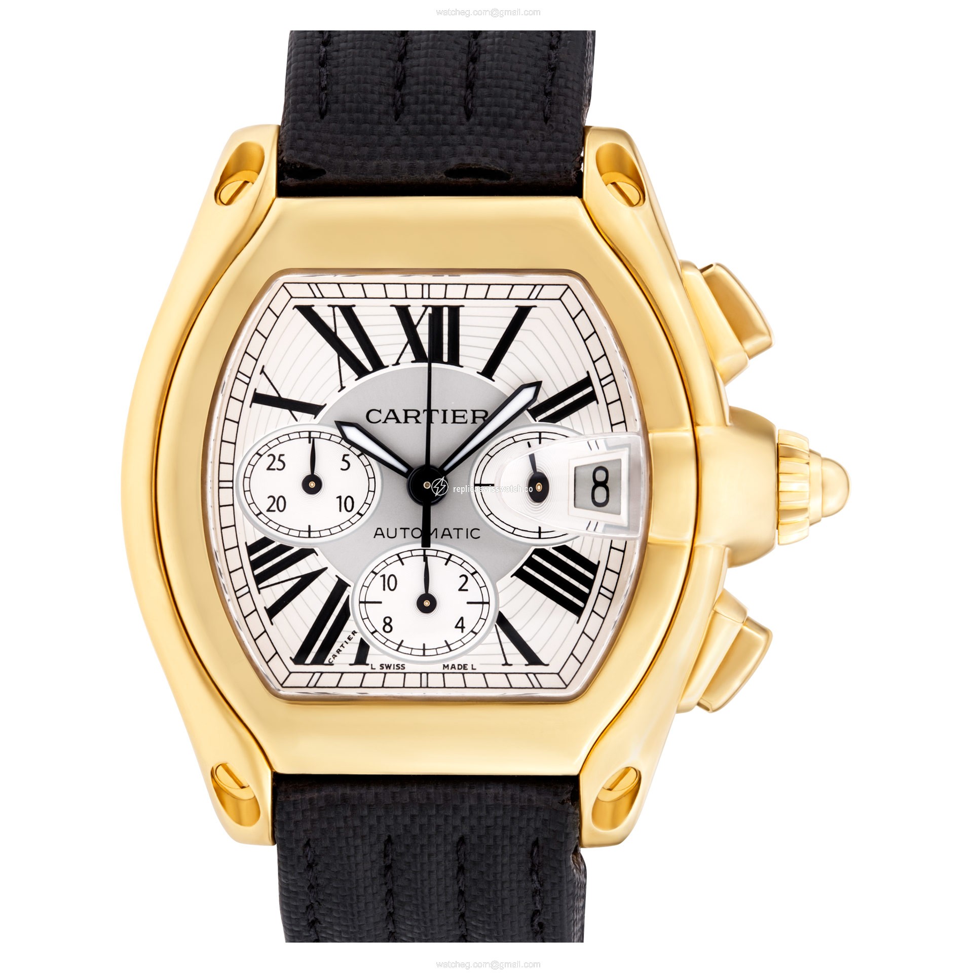 Cartier W62021Y3 Roadster Automatic Male 18k yellow gold Replica Cartier W62021Y3 Roadster Automatic Male 18k yellow gold Replica