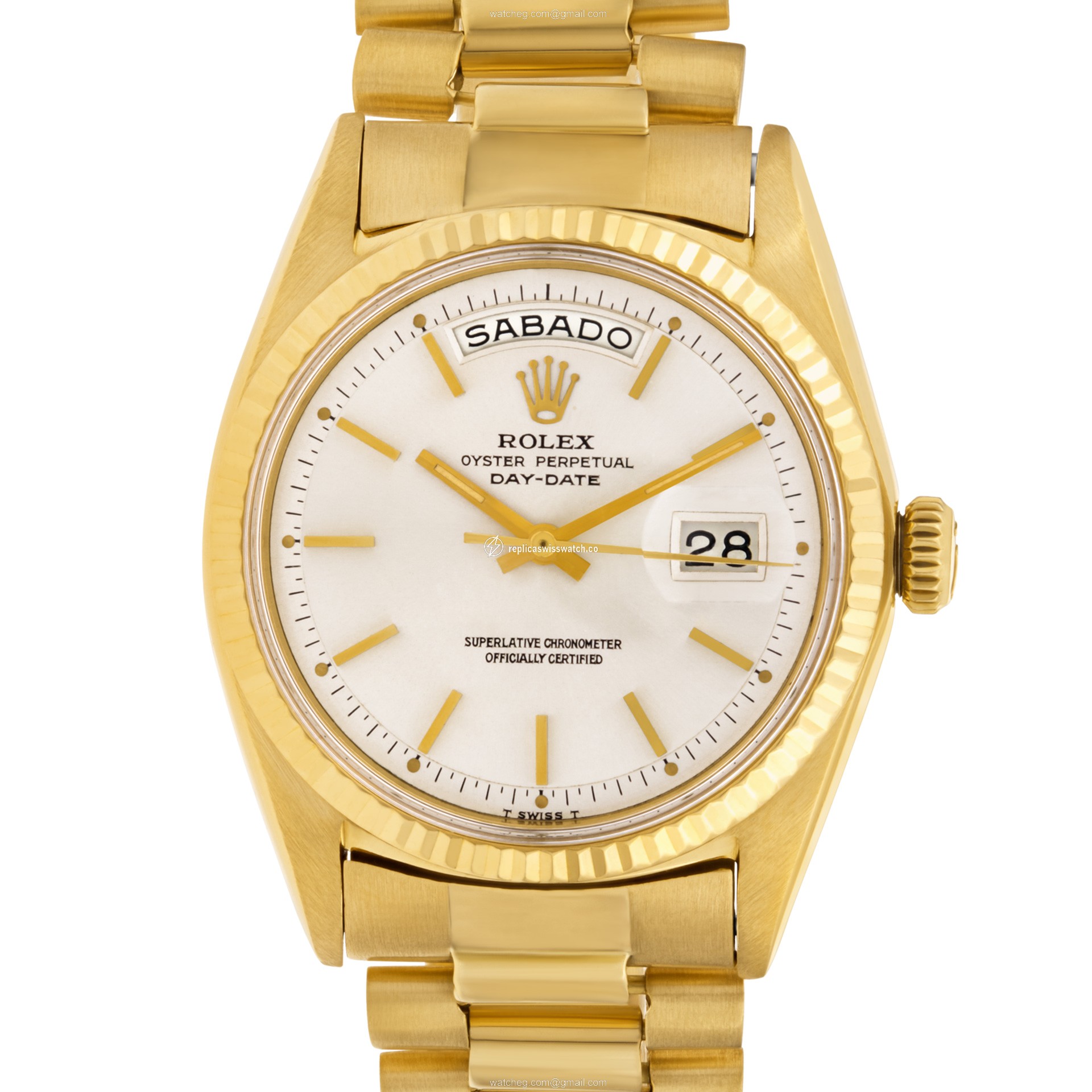 Rolex 1803 Day-Date Automatic Male 18k yellow gold Replica Rolex 1803 Day-Date Automatic Male 18k yellow gold Replica