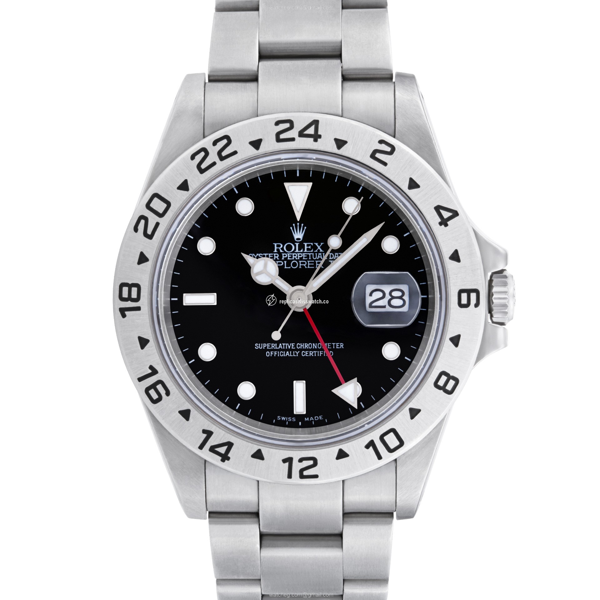 Rolex 16570 Explorer II Automatic Male Stainless Steel Replica Rolex 16570 Explorer II Automatic Male Stainless Steel Replica