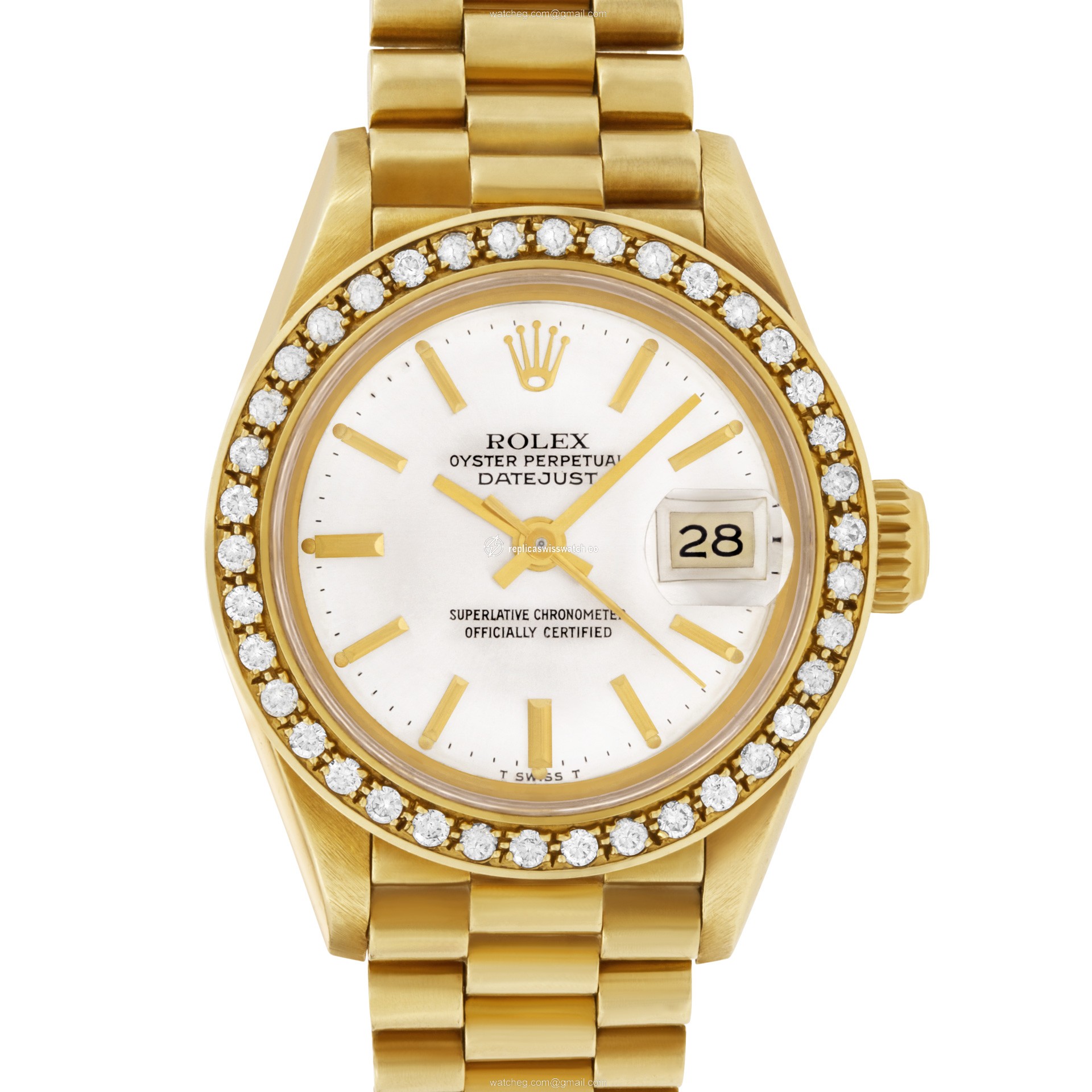Rolex 69178 Datejust Automatic Female 18k yellow gold Replica Rolex 69178 Datejust Automatic Female 18k yellow gold Replica