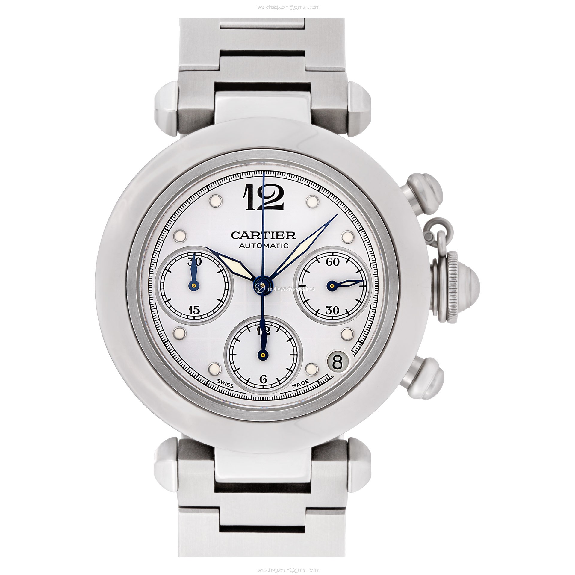 Cartier W31039M7 Pasha Chronograph Automatic Male Stainless Steel Replica Cartier W31039M7 Pasha Chronograph Automatic Male Stainless Steel Replica